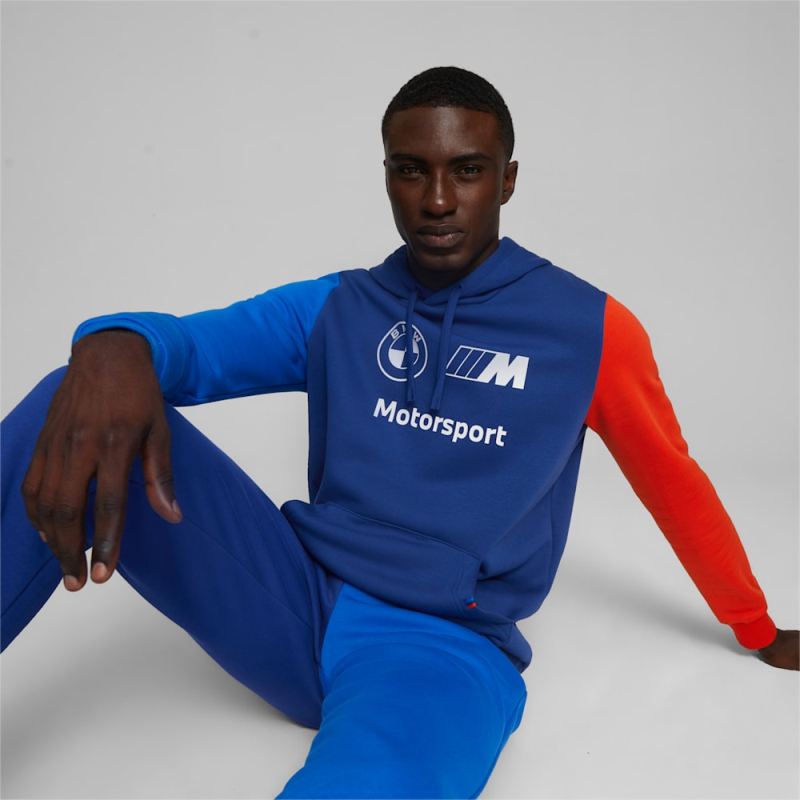 Puma | Men's BMW M Motorsport Fleece Hoodie - Pro Blue-M Color