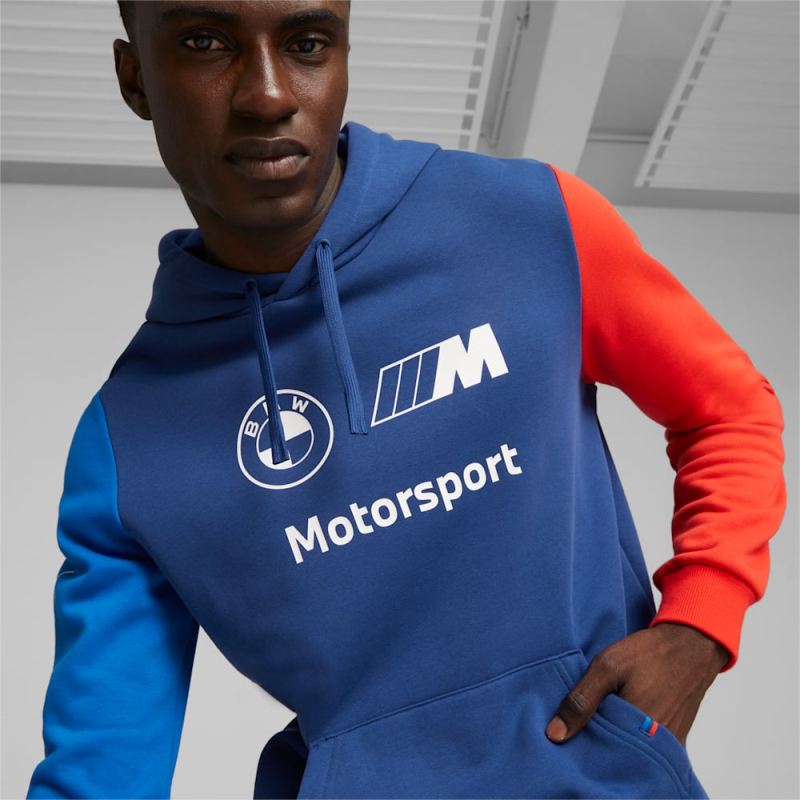 Puma | Men's BMW M Motorsport Fleece Hoodie - Pro Blue-M Color