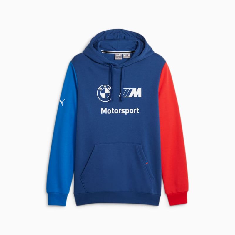 Puma | Men's BMW M Motorsport Fleece Hoodie - Pro Blue-M Color