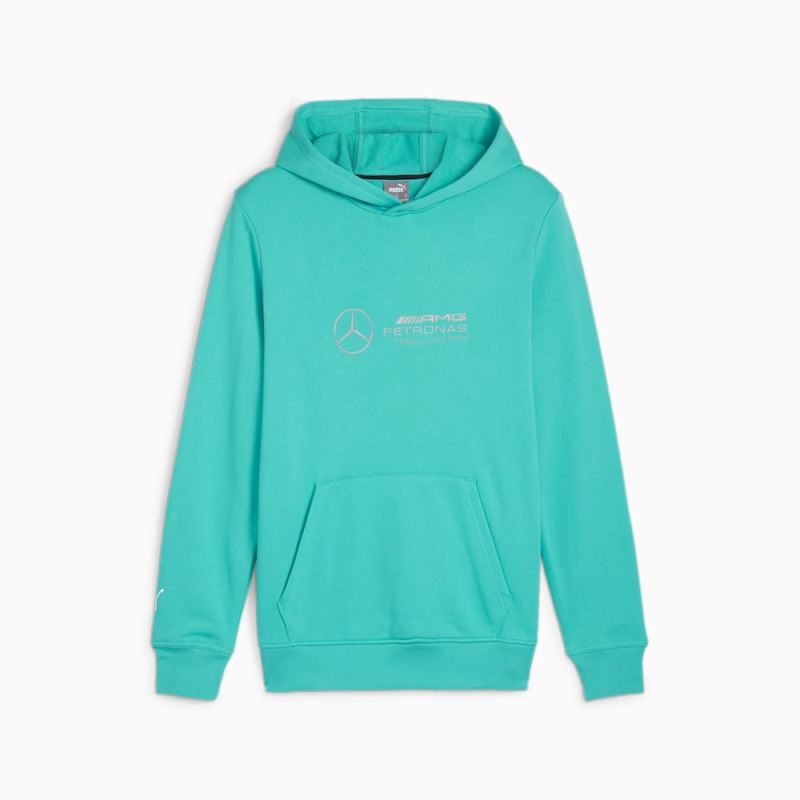 Puma | Men's Mercedes AMG-Petronas F1 Motorsport Hoodie - Sheen Green