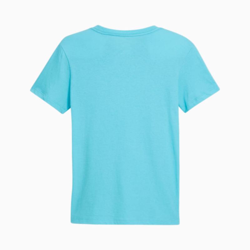 Puma | Women's Essentials Big Cat Logo Tee - Team Aqua