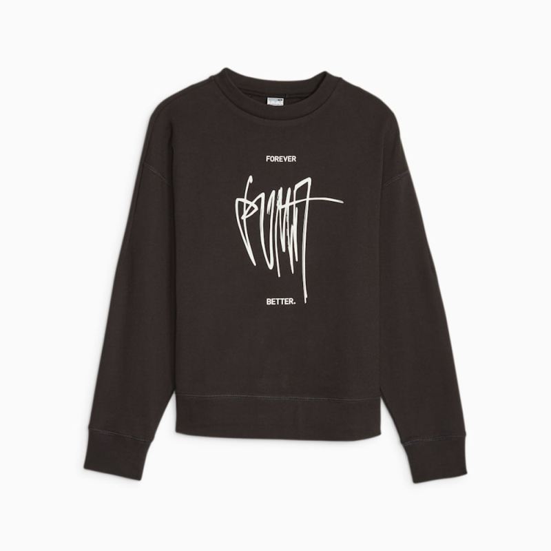 Puma | Women's Classics Sweatshirt - Black