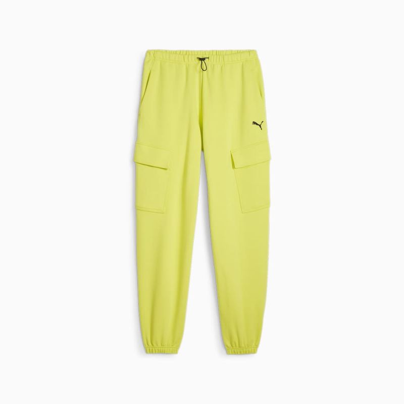 Puma | Women's DARE TO Relaxed Sweatpants - Lime Sheen