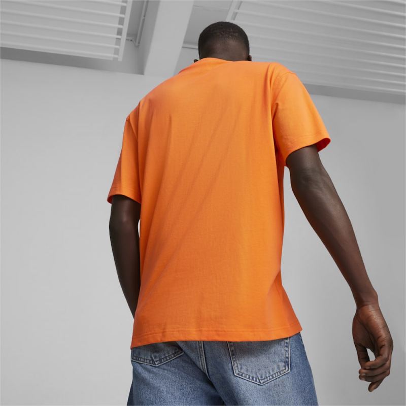 Puma | Men's DOWNTOWN 180 Graphic Tee - Rickie Orange