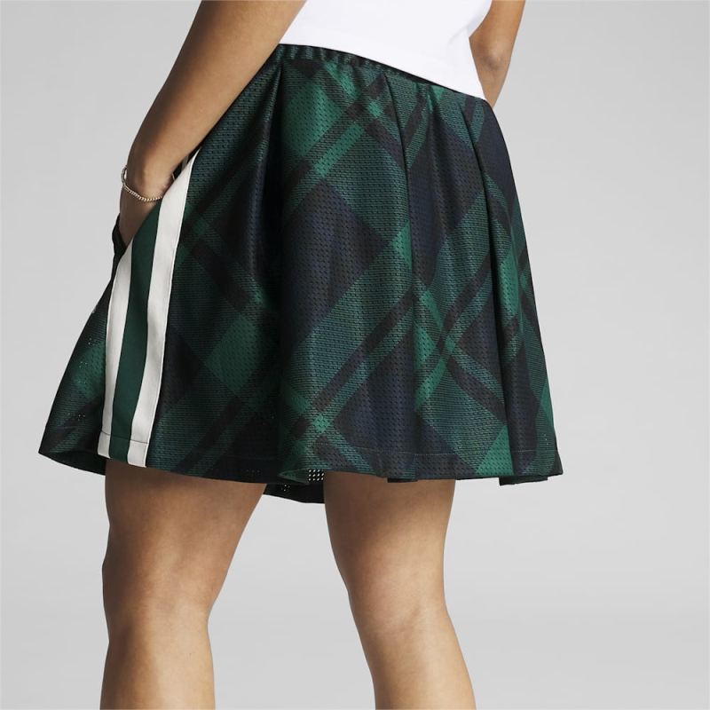 Puma | Women's x TROPHY HUNTING Basketball Skirt - Malachite-AOP