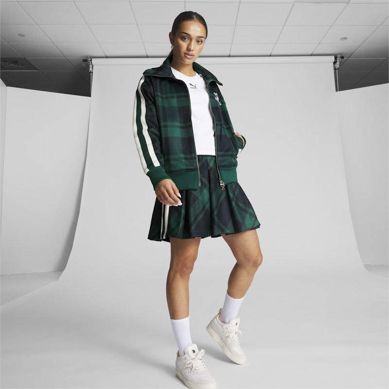 Puma | Women's x TROPHY HUNTING Basketball Skirt - Malachite-AOP