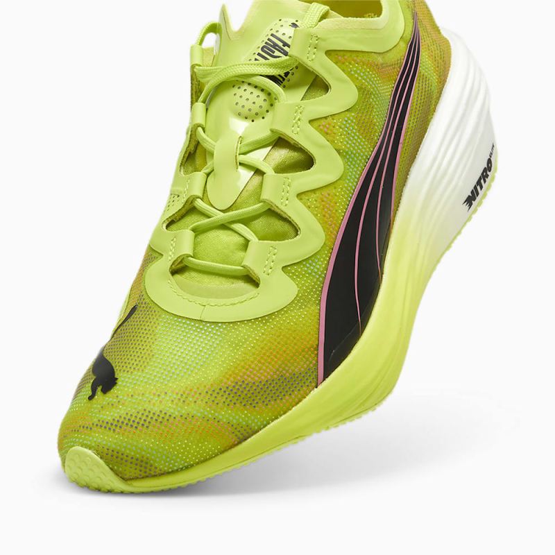 Puma | Men's FAST-FWD NITRO Elite Running Shoes - Lime Pow-Black-Poison Pink