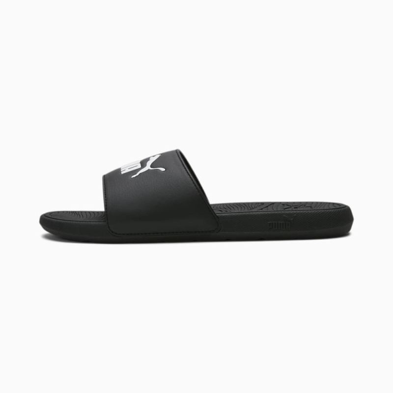 Puma | Men's Cool Cat 2.0 Slides - Black-White