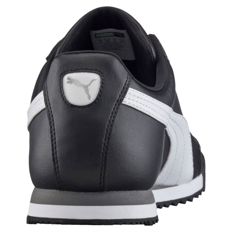 Puma | Boys Roma Basic Sneakers Big Kids - black-white-silver