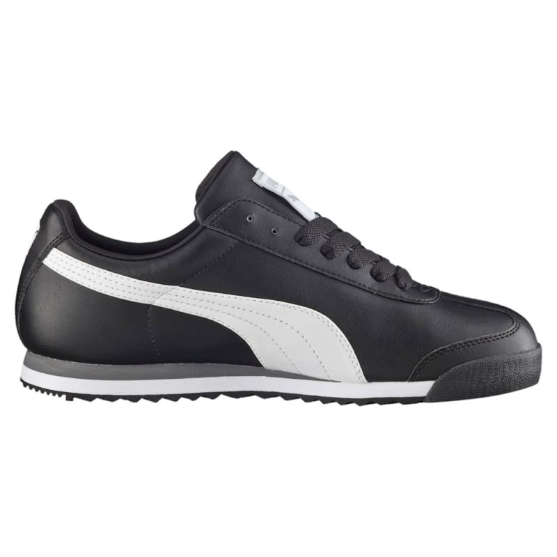 Puma | Boys Roma Basic Sneakers Big Kids - black-white-silver