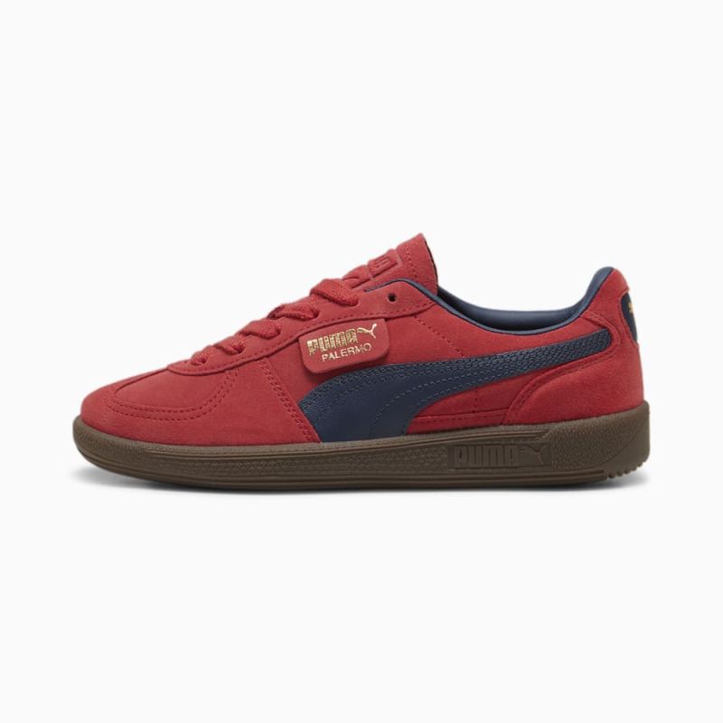 Puma | Women's Palermo Sneakers - Club Red-Club Navy - Click Image to Close