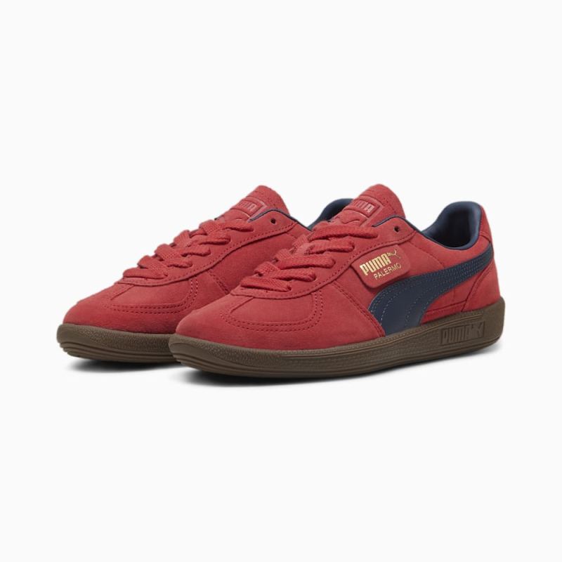 Puma | Women's Palermo Sneakers - Club Red-Club Navy