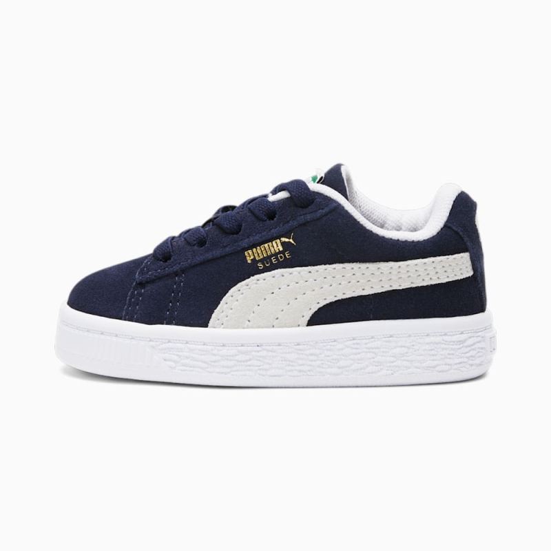 Puma | Girls Suede Classic XXI Toddler Shoes - Peacoat-White