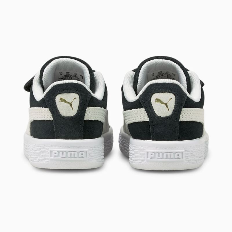 Puma | Girls Suede Classic XXI AC Toddler Shoes - Black-White