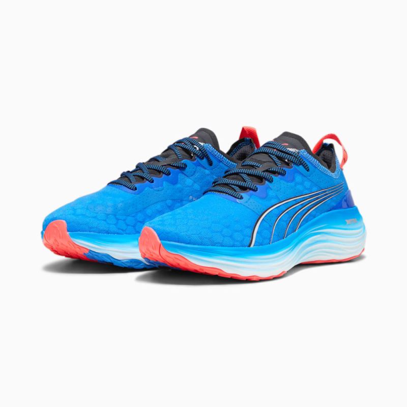 Puma | Men's ForeverRUN NITRO Running Shoes - Ultra Blue-Black-Silver