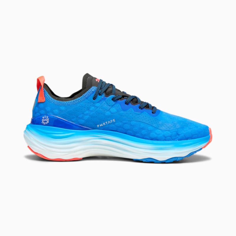 Puma | Men's ForeverRUN NITRO Running Shoes - Ultra Blue-Black-Silver