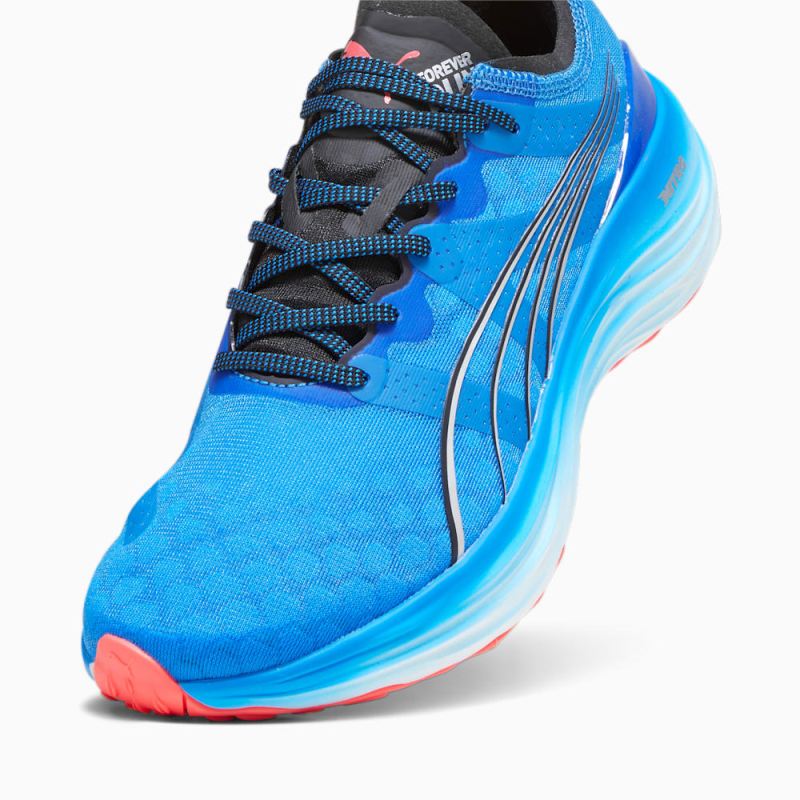 Puma | Men's ForeverRUN NITRO Running Shoes - Ultra Blue-Black-Silver