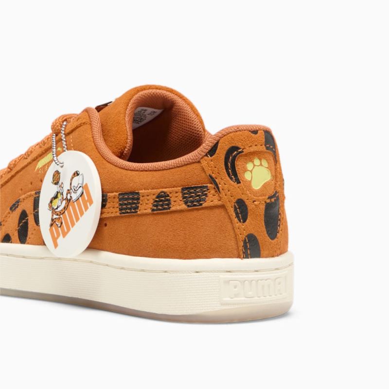 Puma | Girls Puma | Girls x CHEETOS Suede Big Kids Sneakers - Rickie Orange-For All Time Red-Warm White