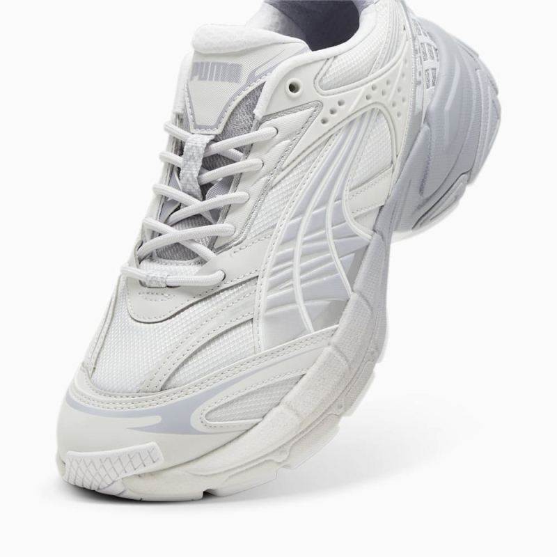 Puma | Men's Velophasis 372.5 Sneakers - Feather Gray-Gray Fog