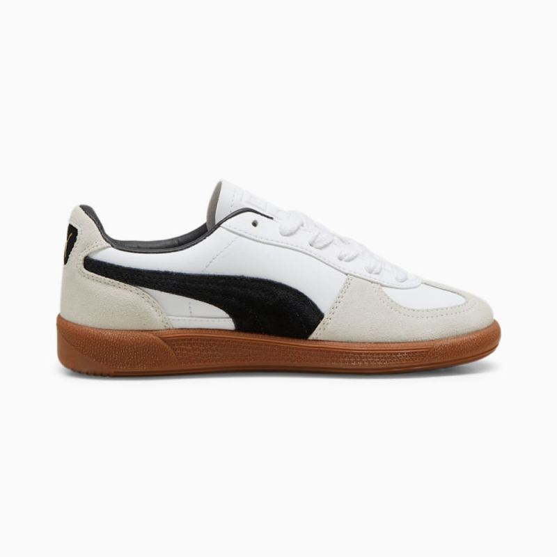 Puma | Girls Palermo Leather Big Kids Sneakers - White-Vapor Gray-Gum