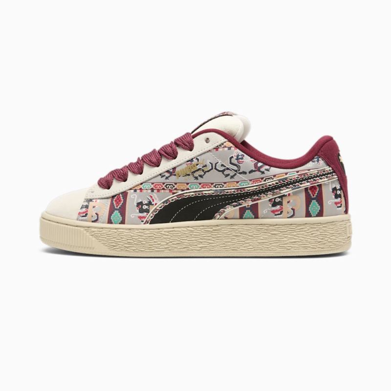 Puma | Men's Suede XL BZ - Warm White-Black-Team Regal Red-Putty