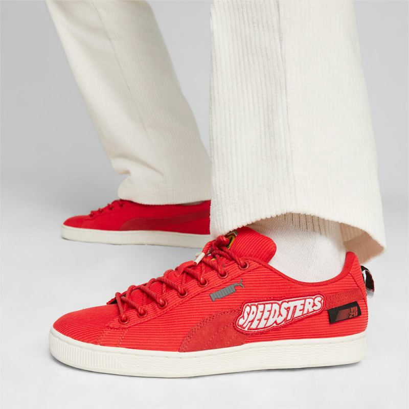 Puma | Men's Scuderia Ferrari Clyde Garage Crews Sneakers - Rosso Corsa-Warm White