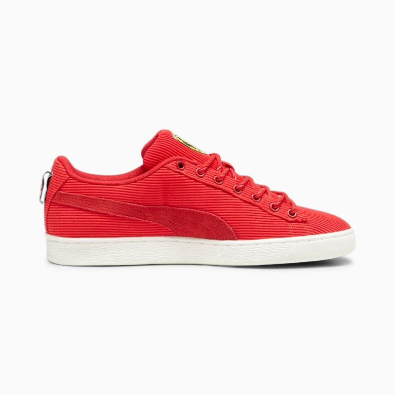 Puma | Men's Scuderia Ferrari Clyde Garage Crews Sneakers - Rosso Corsa-Warm White