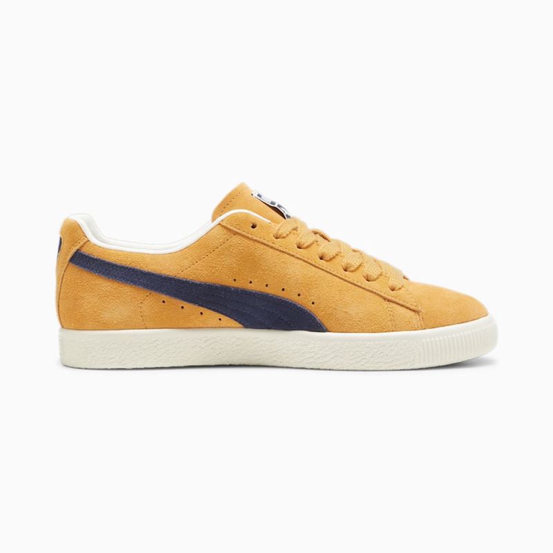 Puma | Men's Clyde OG Sneakers - Clementine-Navy