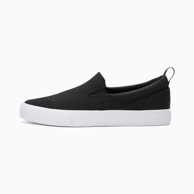 Puma | Women's Bari Slip-On Comfort Shoes - Black-Team Gold - Click Image to Close