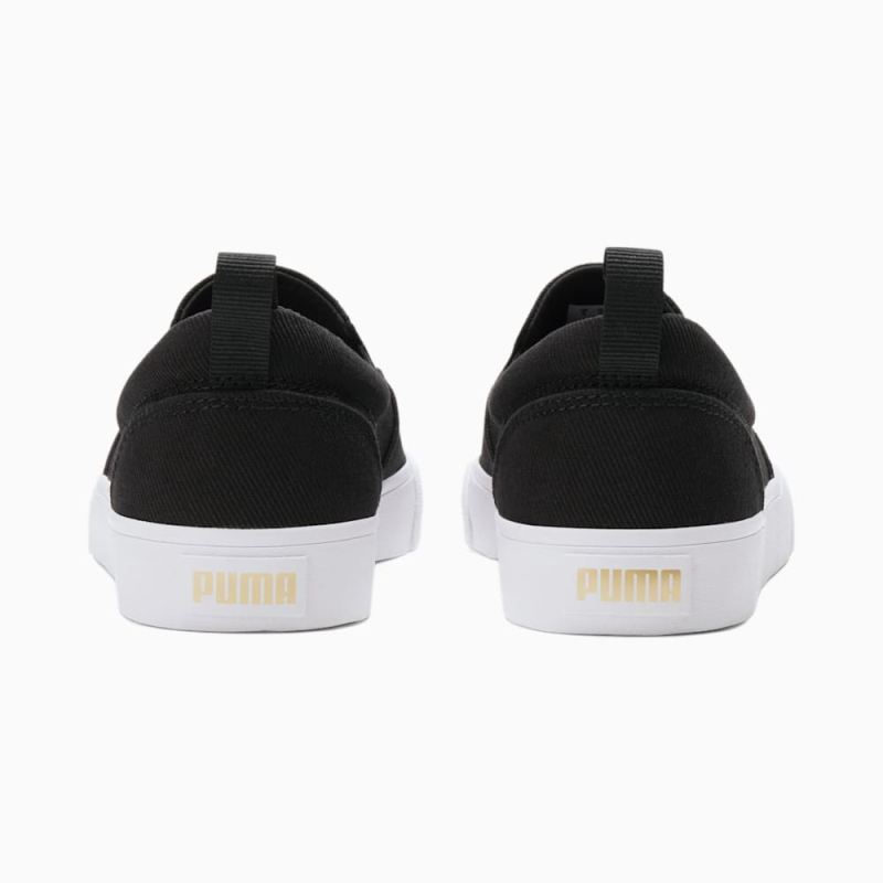 Puma | Women's Bari Slip-On Comfort Shoes - Black-Team Gold