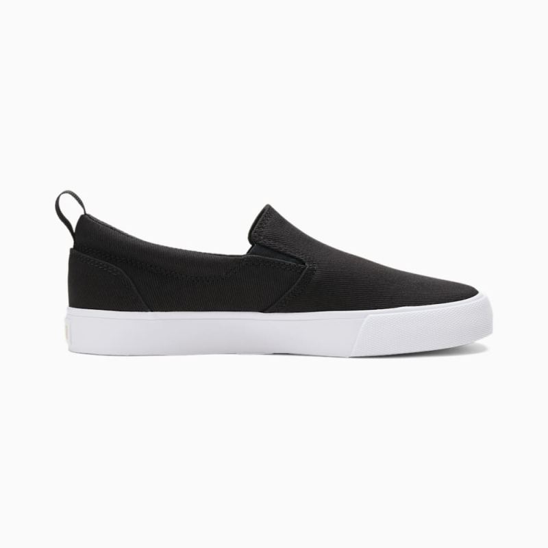 Puma | Women's Bari Slip-On Comfort Shoes - Black-Team Gold