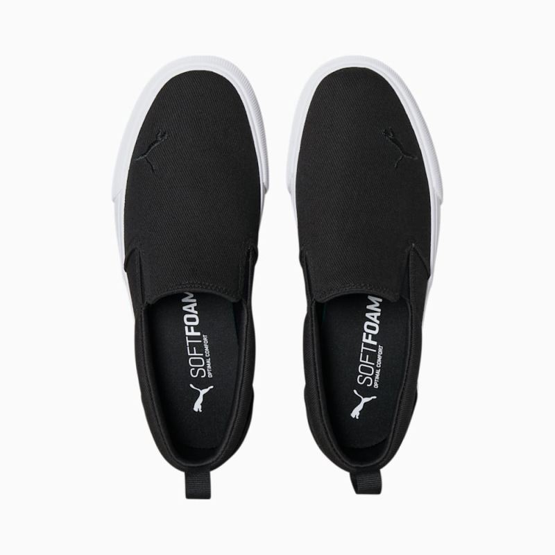 Puma | Women's Bari Slip-On Comfort Shoes - Black-Team Gold