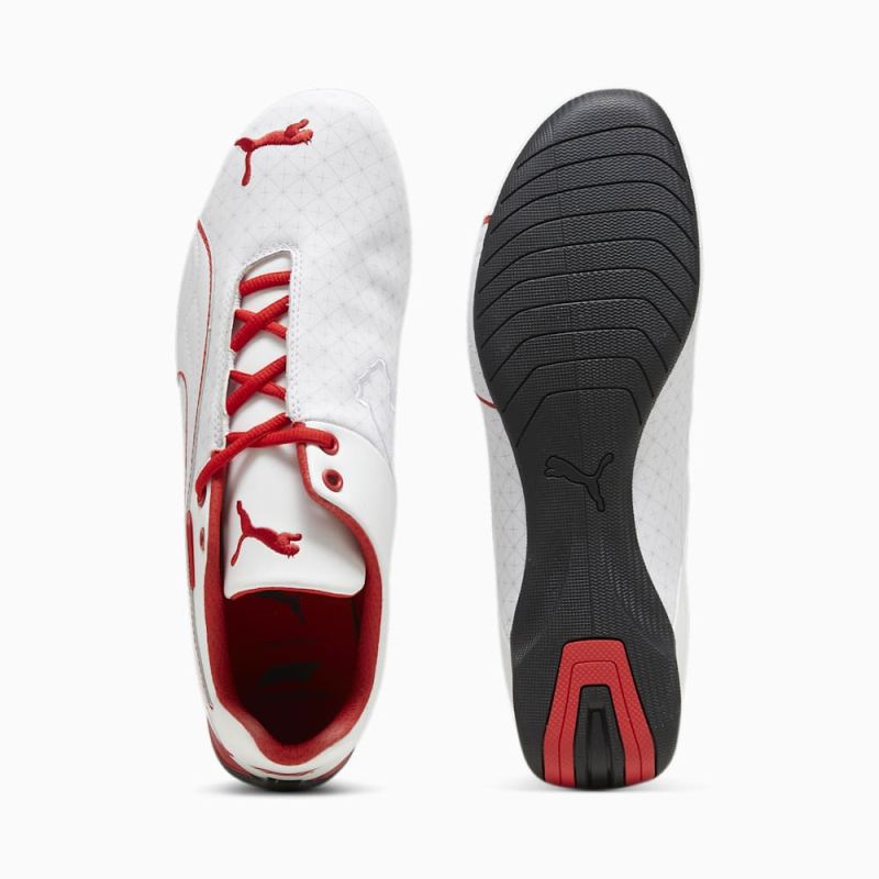 Puma | Men's F1 Future Cat Motorsport Shoe - White-Pop Red