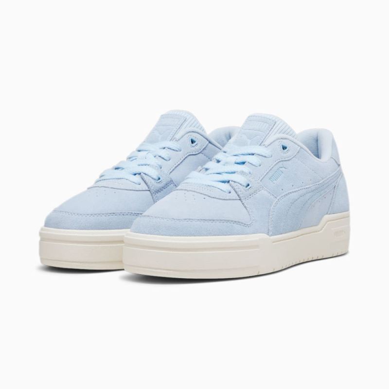 Puma | Women's CA Pro Lux Soft Sneakers - Icy Blue-Warm White