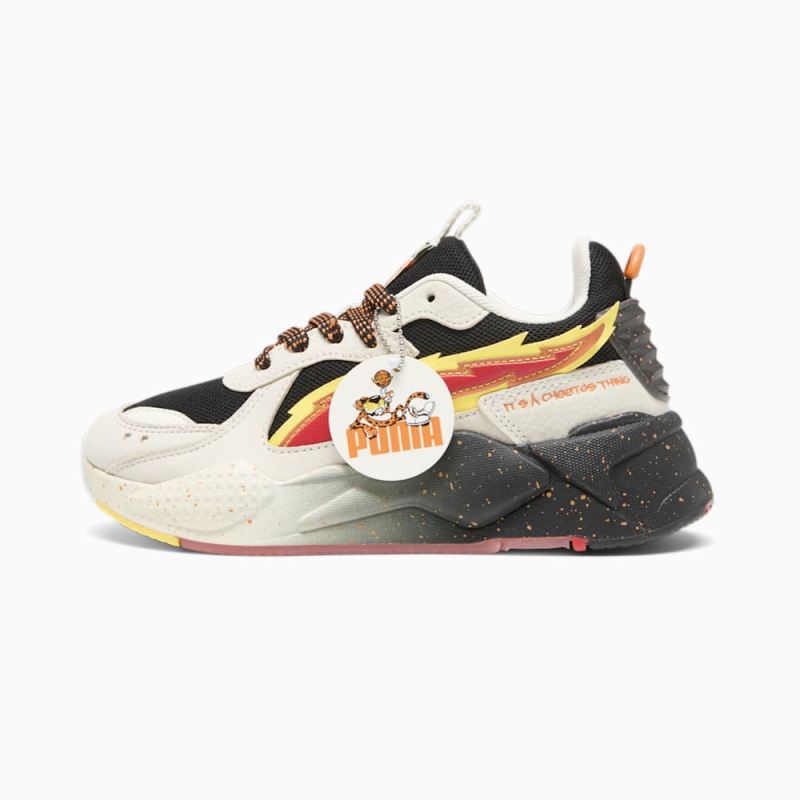 Puma | Boys Puma | Boys x CHEETOS RS-X FH Big Kids Sneakers - Warm White-Black-Yellow Blaze-Rickie Orange