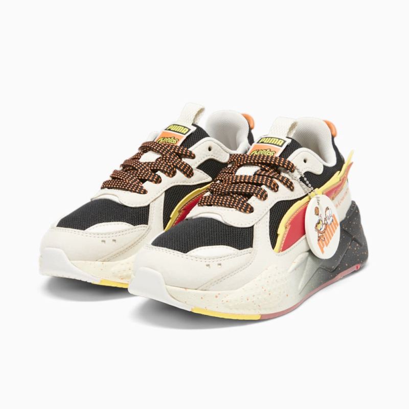 Puma | Boys Puma | Boys x CHEETOS RS-X FH Big Kids Sneakers - Warm White-Black-Yellow Blaze-Rickie Orange