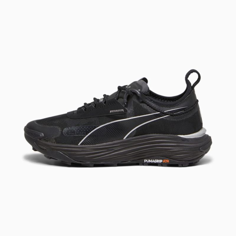 Puma | Women's SEASONS Voyage NITRO 3 Running Shoes - Black-Cool Dark Gray-Silver