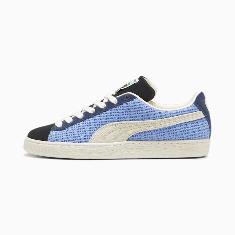 Puma | Men's Suede Crochet Unisex Sneakers - Blue Skies-Sugared Almond - Click Image to Close