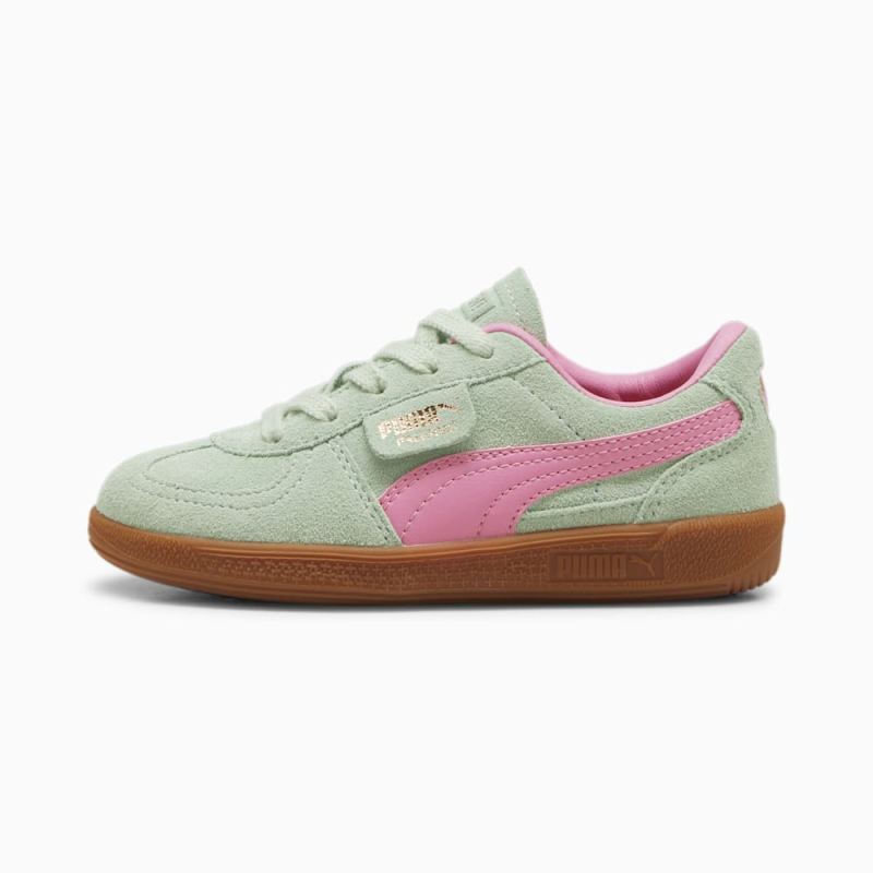 Puma | Boys Palermo Little Kids Sneakers - Fresh Mint-Fast Pink - Click Image to Close