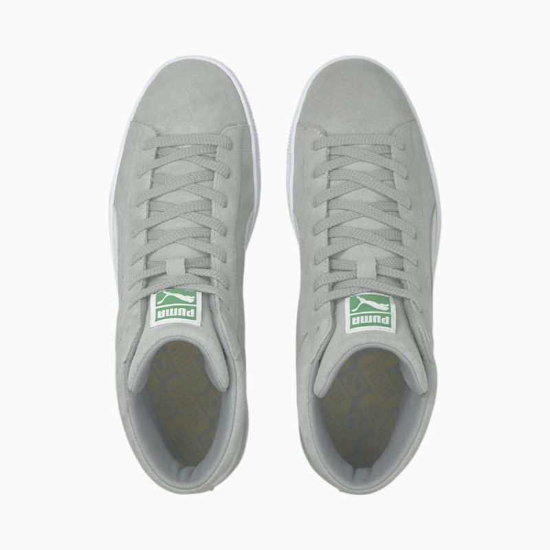 Puma | Men's Suede Mid XXI Sneakers - Quarry-White