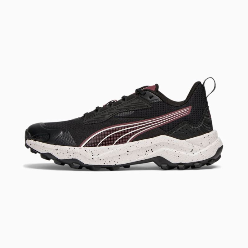 Puma | Women's Obstruct Profoam Shoes - Black-Dark Jasper-Feather Gray - Click Image to Close