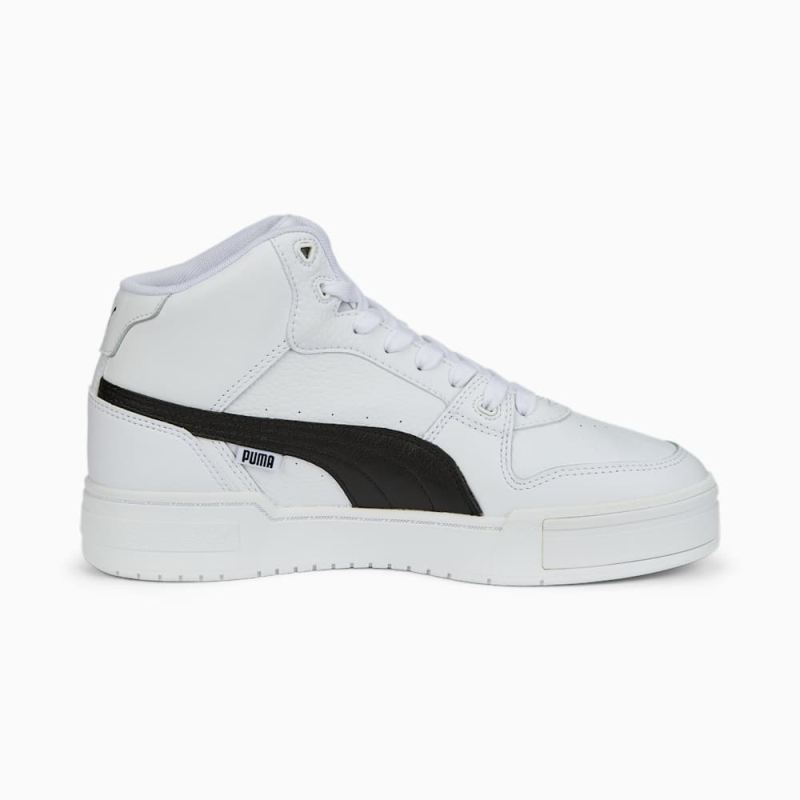 Puma | Men's CA Pro Mid Sneakers - White-Black