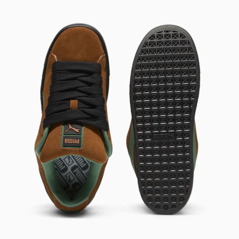 Puma | Men's Suede XL Sneakers - Teak-Deep Forest-Black