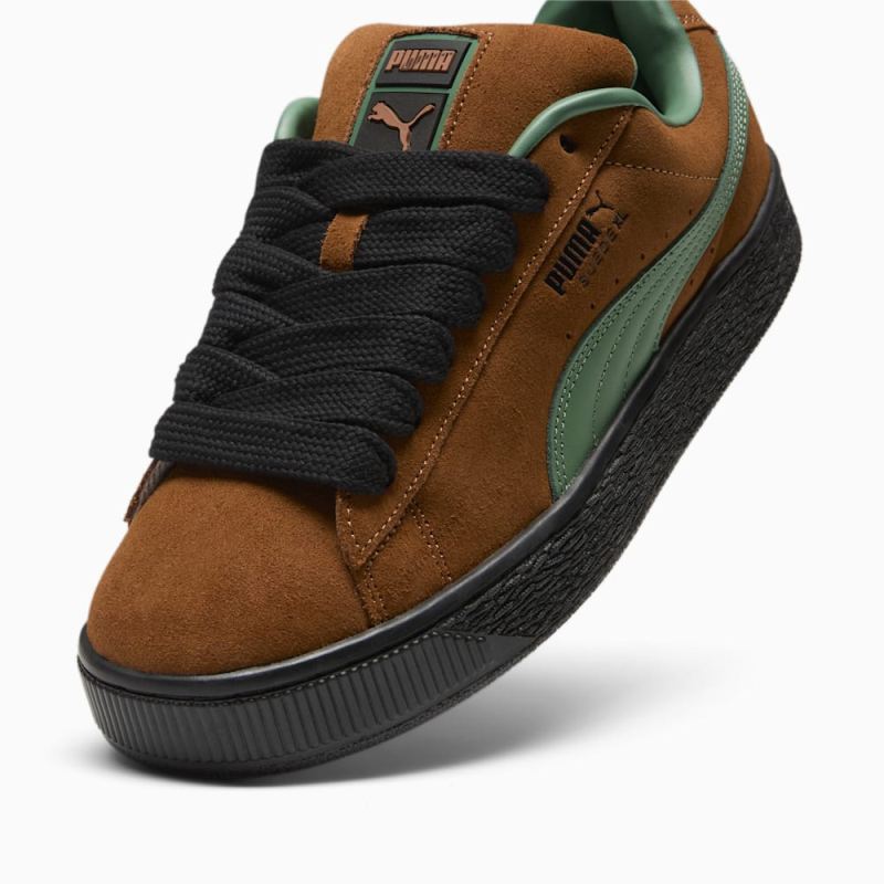 Puma | Men's Suede XL Sneakers - Teak-Deep Forest-Black