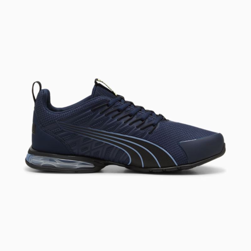 Puma | Men's Voltaic Evo Running Shoe - Club Navy-Black-Electric Lime