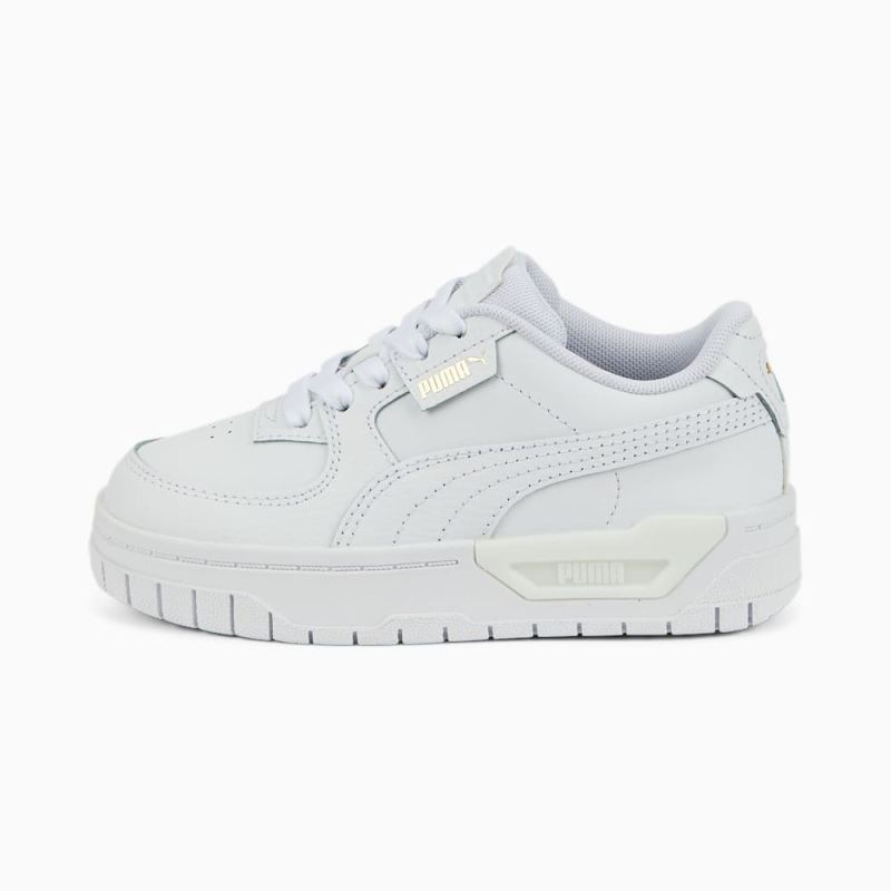 Puma | Girls Cali Dream Leather Little Kids Shoes - White