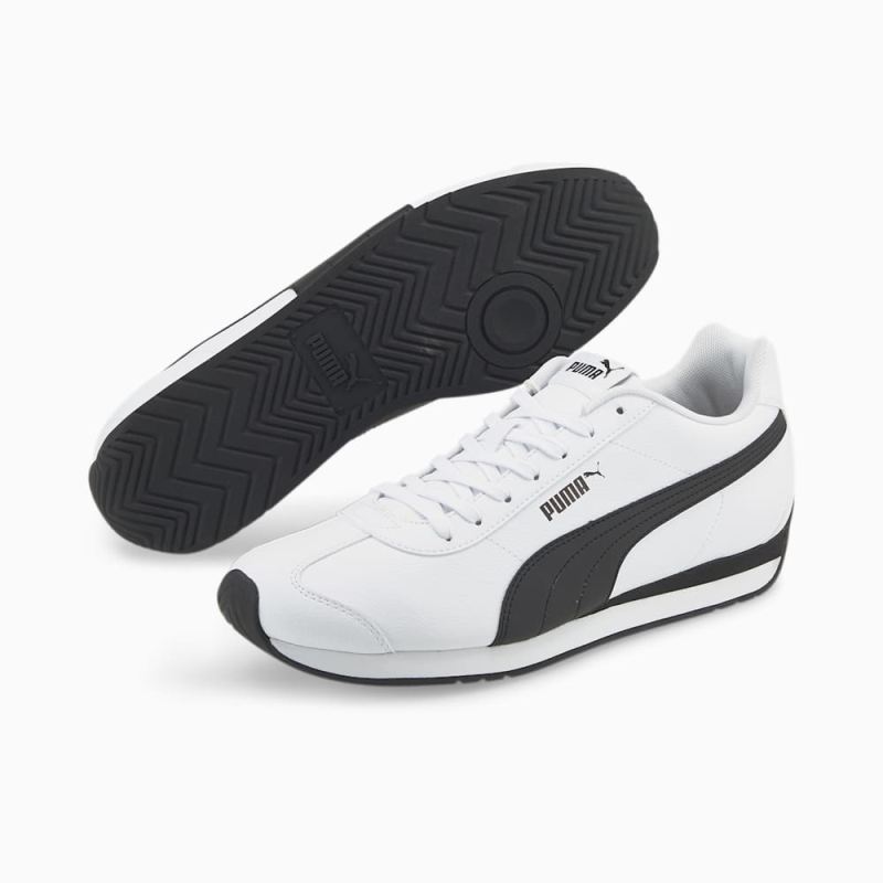 Puma | Men's Turin III Trainers - White-Black