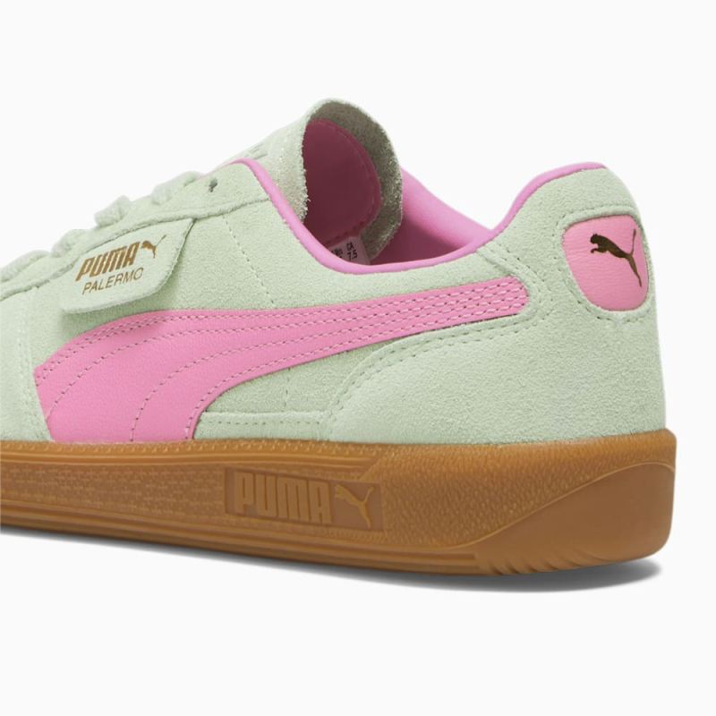 Puma | Women's Palermo Sneakers - Fresh Mint-Fast Pink