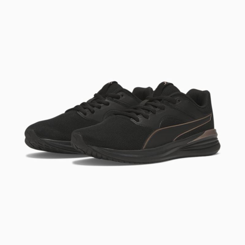 Puma | Women's Transport Running Shoes - Black-Rose Gold