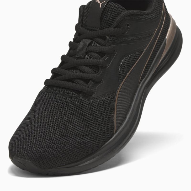 Puma | Women's Transport Running Shoes - Black-Rose Gold